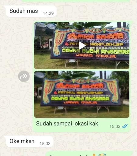 Pengiriman Papan Bunga Atma Jaya Semanggi