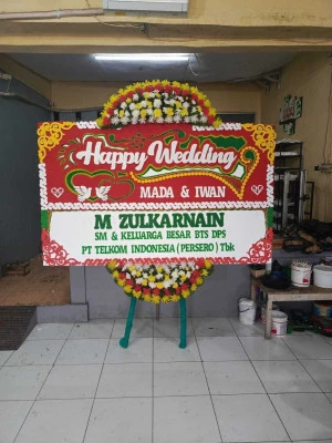 Papan Bunga di Atma Jaya Semanggi