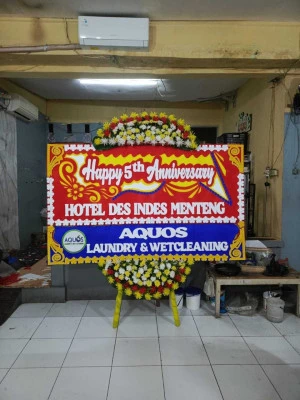Papan Bunga di Atma Jaya Semanggi