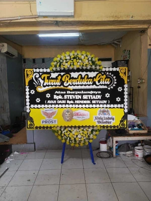 Papan Bunga di Atma Jaya Semanggi