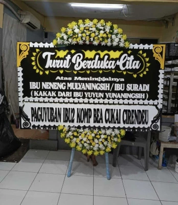 Papan Bunga di Atma Jaya Semanggi